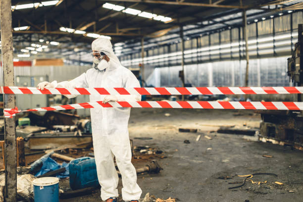 Professional Infectious Disease Decontamination technician working in Economy, IN